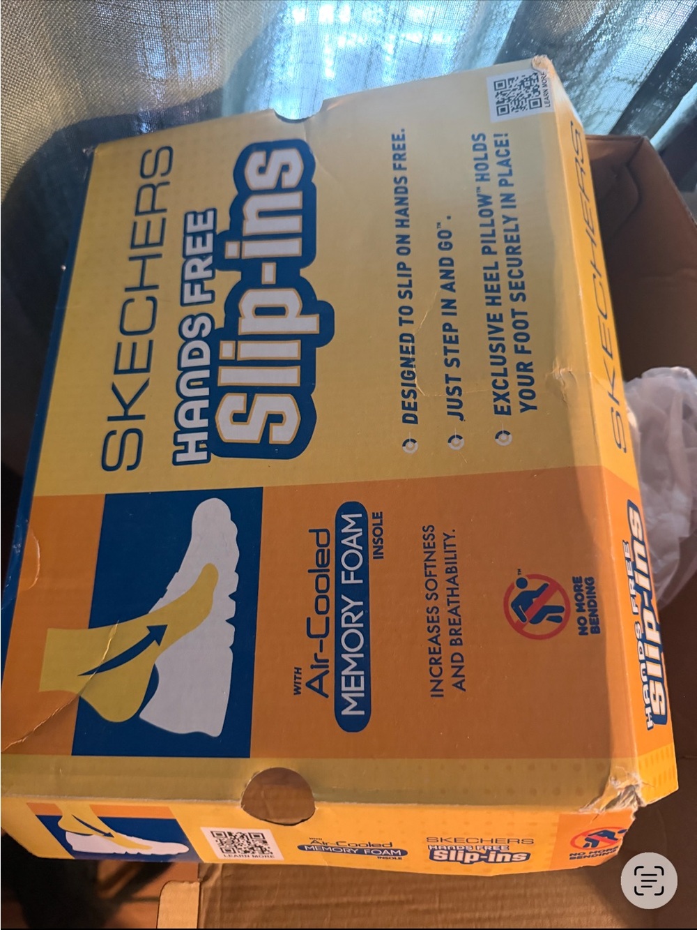 Skechers Slip-Ins Shoe Box - Yellow & Blue